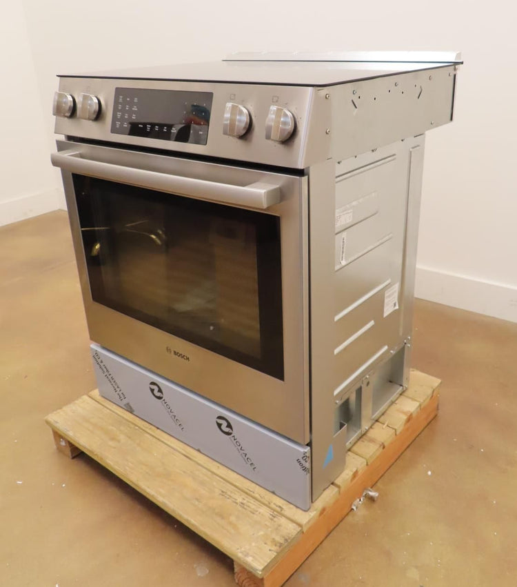 Bosch 800 Series HEI8056U 30" Warming Zone Slide-In Electric Range Full Warranty