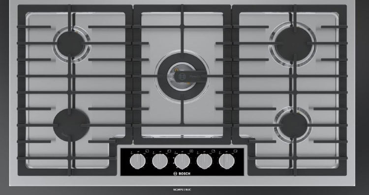 Bosch Benchmark Series NGMP659UC 36" Stainless S. Gas Cooktop Full Warranty