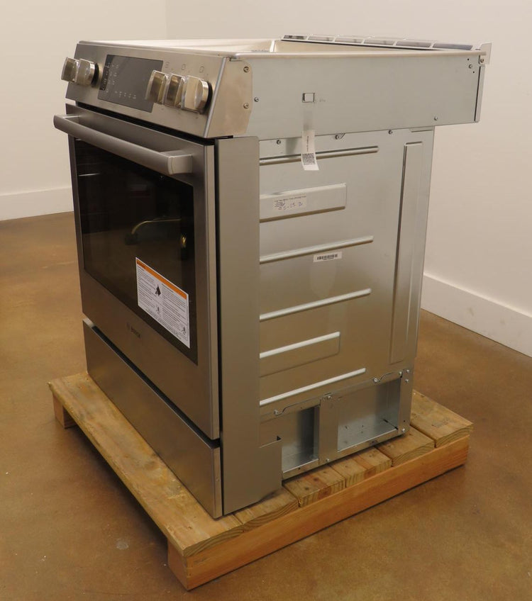 Bosch 800 Series HDI8056U 30" Slide-In Dual Fuel Stainless Steel Range Images