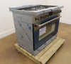 Bosch 800 Series HGS8655UC 36" Stainless Gas Range with 6 Sealed Burners