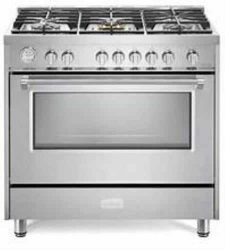 Verona VDFSGG365SS 36" Designer Series Stainless Steel Gas Range
