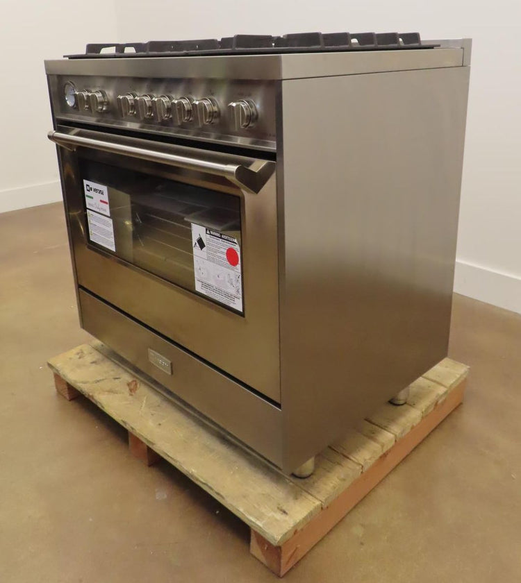 Verona VDFSGG365SS 36" Designer Series Stainless Steel Gas Range
