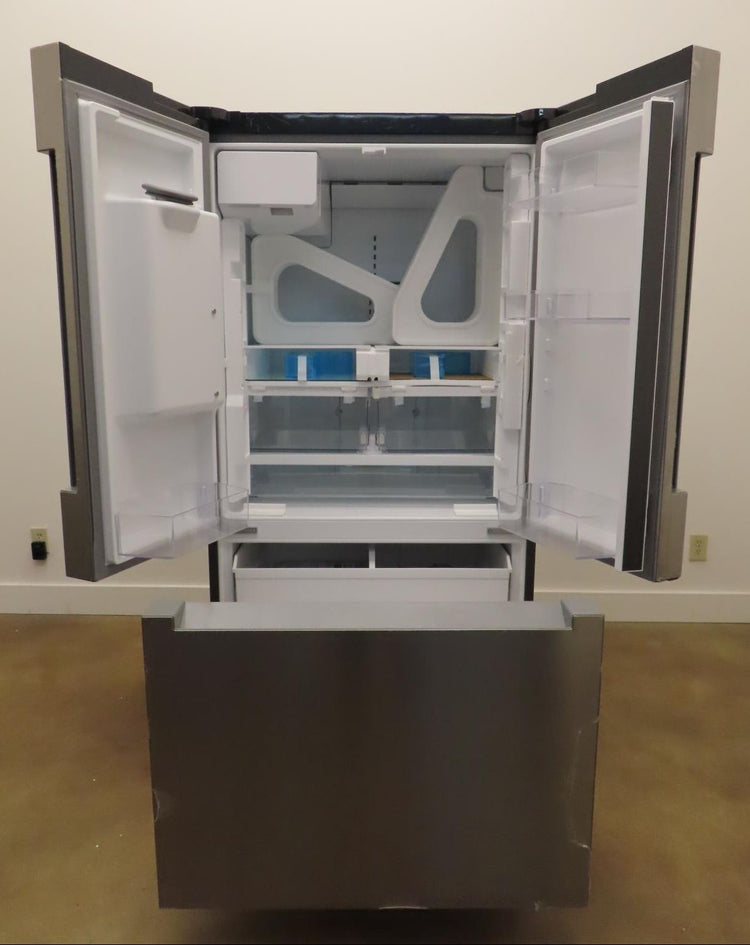 Bosch 100 Series B36FD10ENS 36" Freestanding French Door Smart Refrigerator