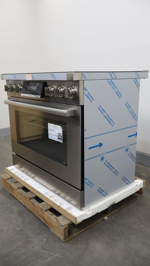 Bosch 36" Slide-In 800 Series 3.7 cu.ft 5 Elements Induction Range HIS8655U