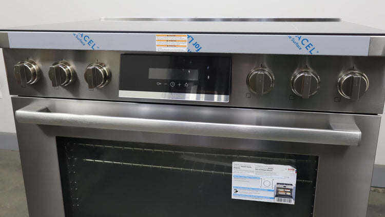 Bosch 36" Slide-In 800 Series 3.7 cu.ft 5 Elements Induction Range HIS8655U