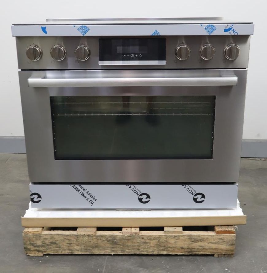 Bosch 800 Series 36" Slide-In 3.7 cu.ft 5 Elements Induction Range HIS8655U