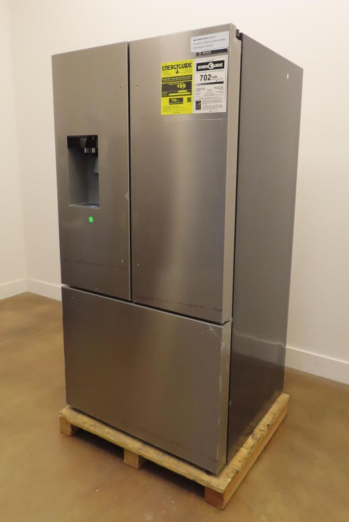 Bosch 500 Series B36FD52SNS 36" Freestanding French Door Smart Refrigerator