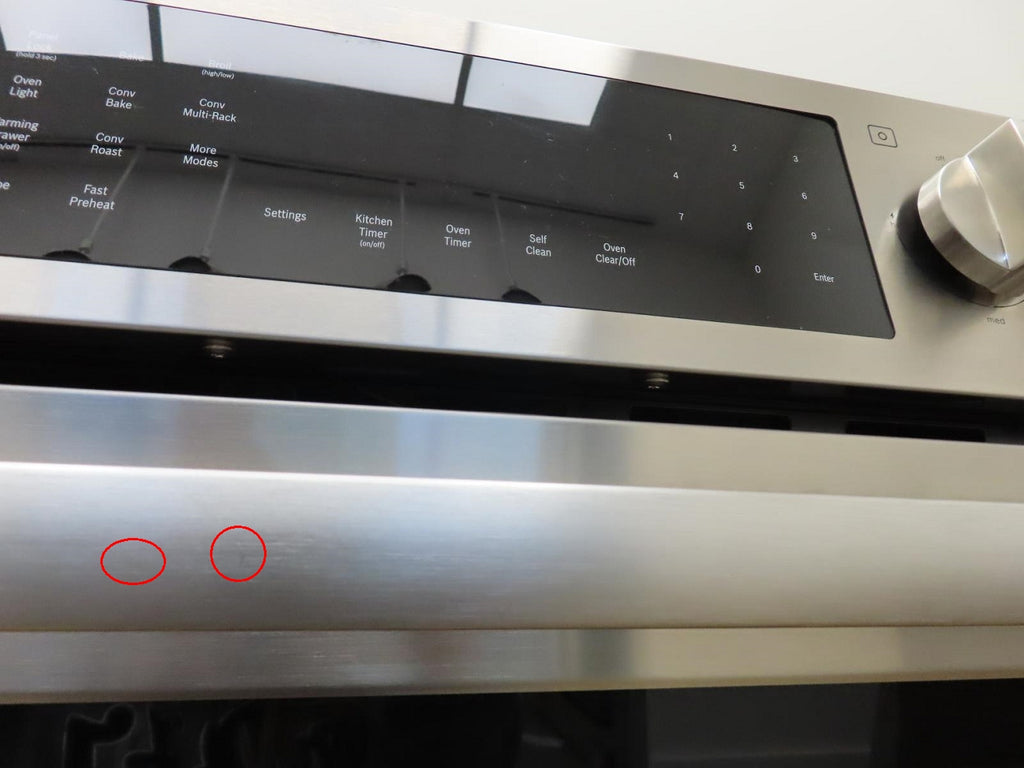 Bosch 800 Series HDI8056U 30" Slide-In Dual Fuel Stainless Steel Range Images