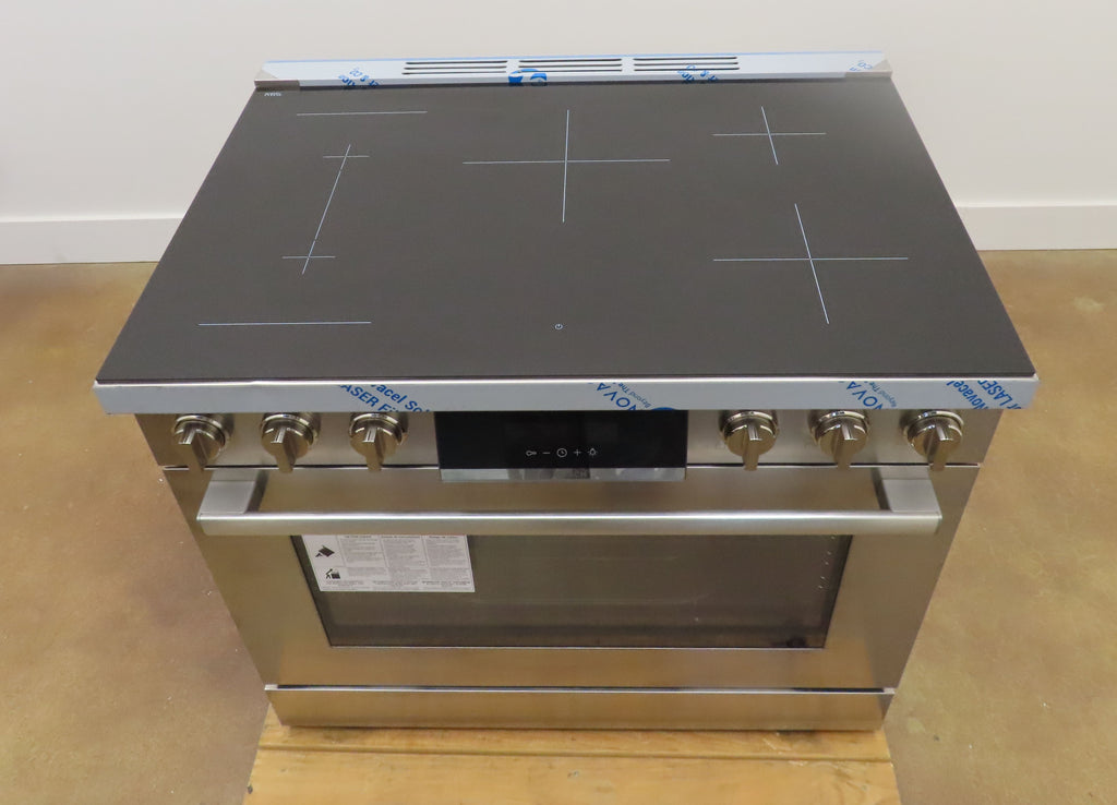 Bosch 800 Series HIS8655U 36 In Slide-In Induction Stainless Range Full Warranty