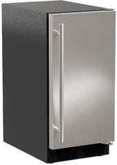 Marvel 15" 39 lb. Stainless Steel Low Profile Clear Ice Maker