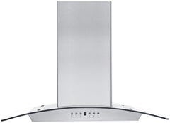 ZLINE 36" Stainless Steel and Glass Wall Mounted Range Hood