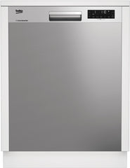 Beko 24" Fingerprint Free Stainless Steel Front Control Built In Dishwasher