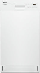 Whirlpool® 18" White Front Control Built In Dishwasher