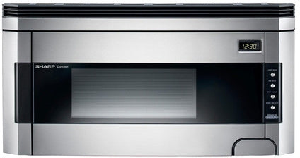Sharp® Carousel® 1.5 Cu. Ft. Stainless Steel Over The Range Microwave