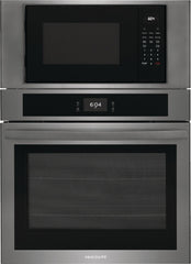 Frigidaire® 30" Black Stainless Steel Oven/Microwave Combo Electric Wall Oven