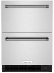 KitchenAid® 4.29 Cu. Ft. Stainless Steel Undercounter Double Drawer Refrigerator/Freezer