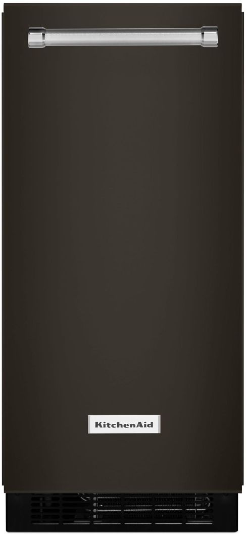 KitchenAid® 15" Black Stainless Steel with PrintShield Finish Automatic Ice Maker