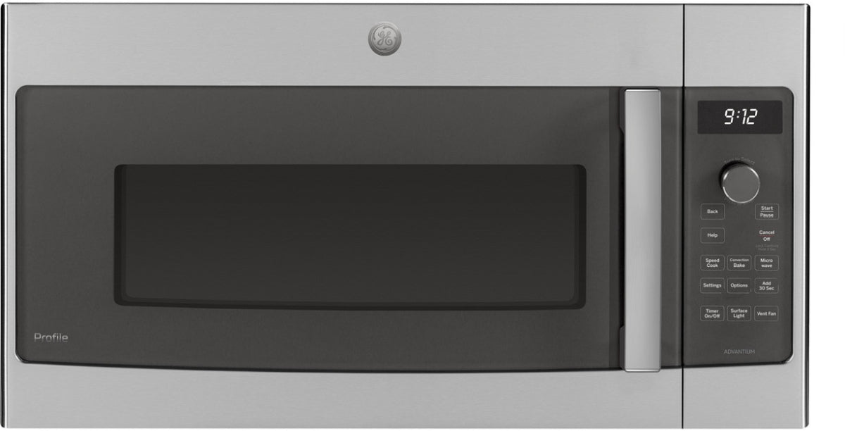 GE Profile 1.7 Cu. Ft. Stainless Steel Over The Range Microwave