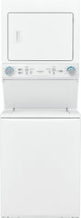 Frigidaire® 3.9 Cu. Ft. Washer, 5.6 Cu. Ft. White Gas Stack Laundry