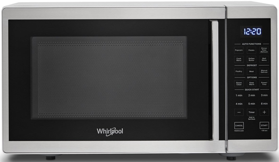 Whirlpool® 0.9 Cu. Ft. Heritage Stainless Steel Countertop Microwave