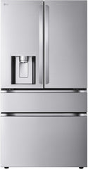 LG 36 in. 24.5 Cu. Ft. Printproof Stainless Steel Counter Depth French Door Refrigerator