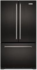 KitchenAid® 21.94 Cu. Ft. Black Stainless Steel with PrintShield Finish Counter Depth French Door Refrigerator