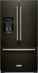 KitchenAid® 27.0 Cu. Ft. PrintShield Black Stainless French Door Refrigerator