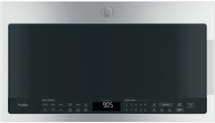 GE Profile 2.1 Cu. Ft. Stainless Steel Over The Range Microwave