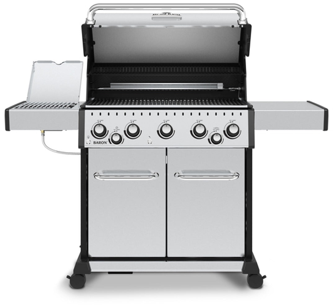 Broil King® Baron S 590PRO Infrared 63" Stainless Steel Freestanding Gas Grill