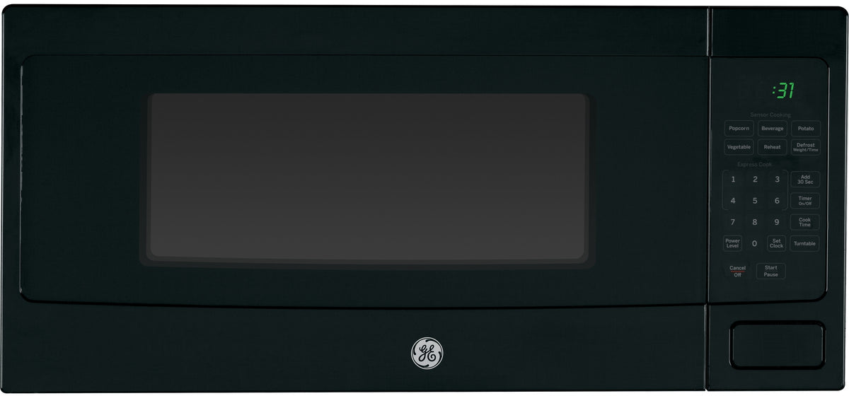 GE Profile 1.1 Cu. Ft. Black Countertop Microwave