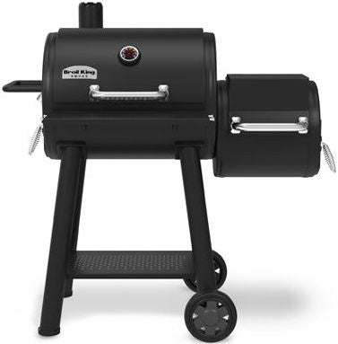 Broil King® Regal Charcoal Offset 400 Series 26" Free Standing Grill-Black