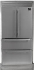 FORNO® Alta Qualita 19.3 Cu. Ft. Stainless Steel French Door Refrigerator