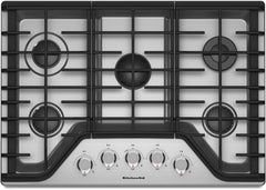 KitchenAid® 30'' Stainless Steel Gas Cooktop