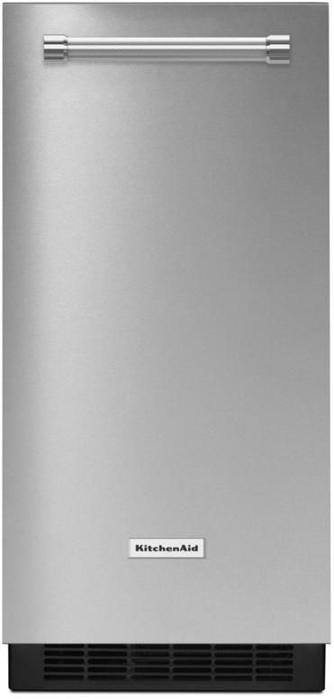 KitchenAid® 15" Stainless Steel with PrintShield Finish Automatic Ice Maker