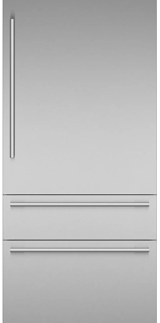 Thermador® Freedom® 36" Masterpiece® Stainless Steel Built In Counter Depth Bottom Freezer Refrigerator