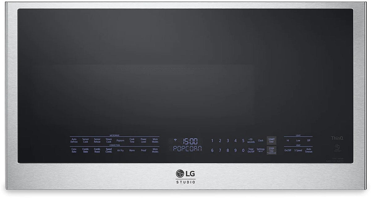LG Studio 1.7 Cu. Ft. Stainless Steel Over the Range Microwave