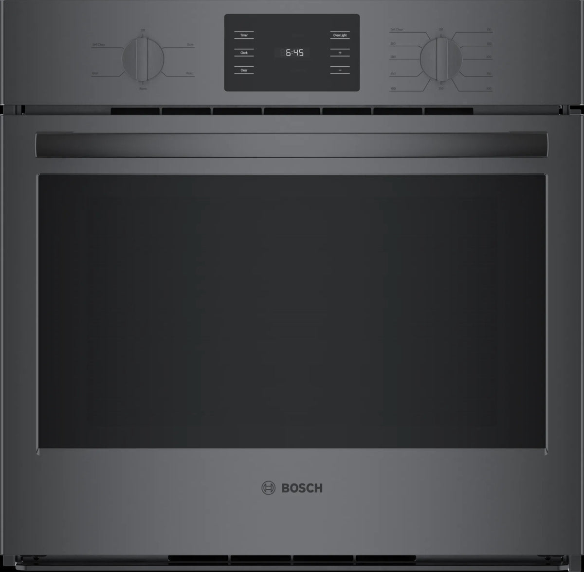 Bosch® 500 Series 30" Black Stainless Steel Single Electric Wall Oven