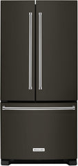 KitchenAid® 22.11 Cu. Ft. Black Stainless Steel with PrintShield Finish French Door Refrigerator
