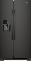 Whirlpool® 24.5 Cu. Ft. Side-by-Side Refrigerator-Black