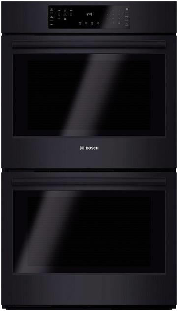 Bosch 800 Series HBL8661UC 30" Black 12 Modes EcoClean Double Electric Wall Oven