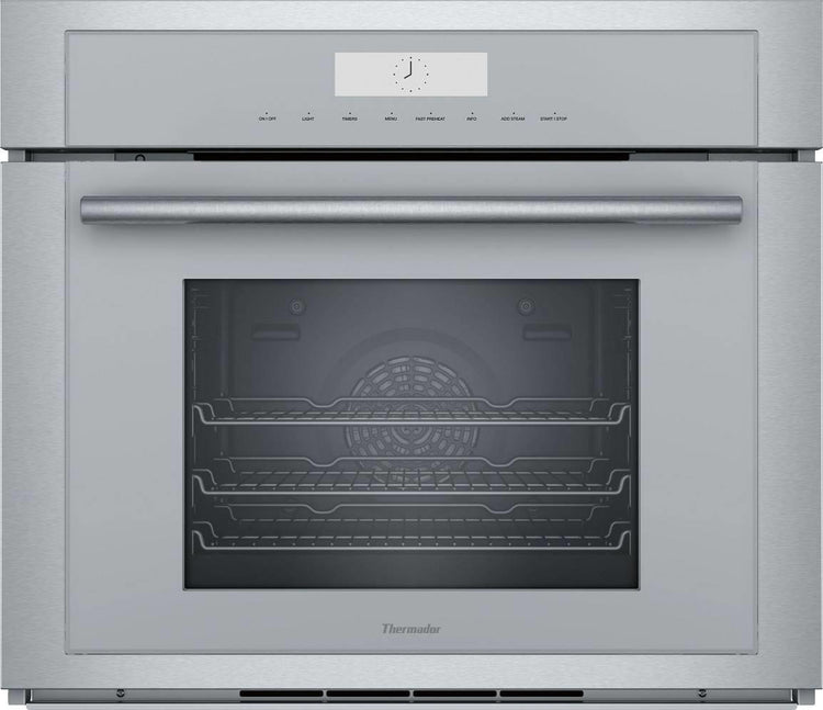 Thermador 30 Inch SS Soft Close Wifi Steam Convection Wall Oven MEDS301WS