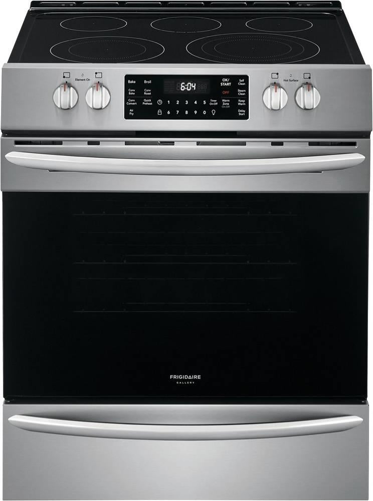 Frigidaire Gallery Series 30" Air Fry True Convection Electric Range FGEH3047VF