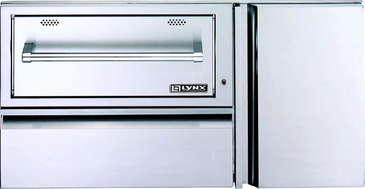 Lynx L42CC1 42" Convenience Center with Warming Drawer, Utility Drawer & LP Tank