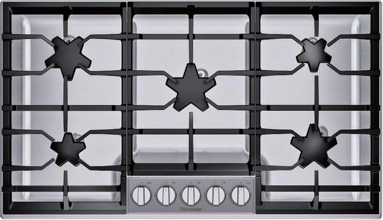 Thermador Masterpiece Series 36" Stainless 5 Sealed Burner Cooktop SGSX365TS