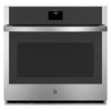GE 30" 5.0 Cu.Ft. Built-In Single Electric Convection Wall Oven JTS5000SNSS Pics - Alabama Appliance
