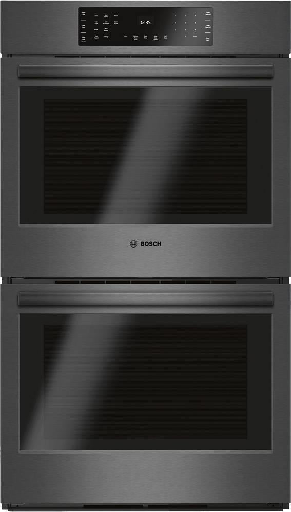 Bosch 800 Series HBL8642UC 30" Black Stain. Double Electric Wall Oven Excellent
