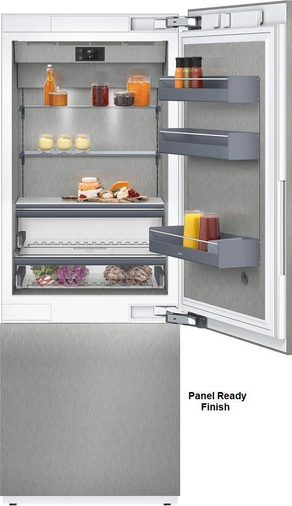 *Gaggenau 30" 16 Cu.Ft LED Lighting Smart Bottom Freezer Refrigerator RB472704