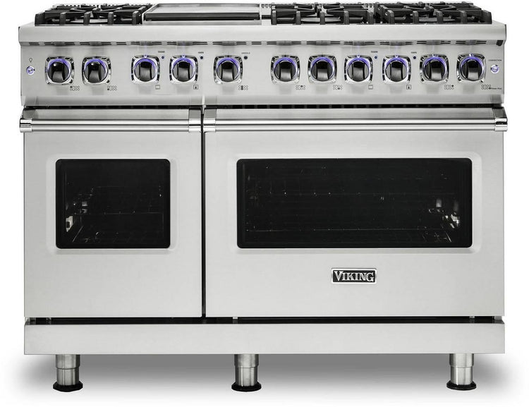 Viking 7 Series VDR74826GSS 48" Freestanding Professional Dual Fuel Range