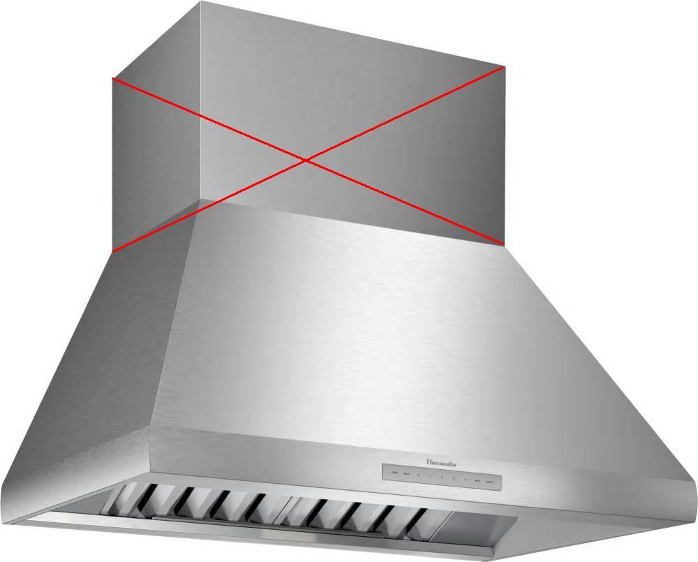 Thermador Professional Series 36" Stainless Chimney Style Wall Hood HPCN36WS