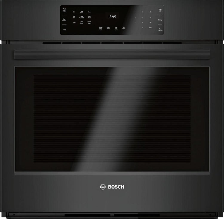 Bosch 800 Series HBL8463UC 30" Smart Single Electric Black Wall Oven with WiFi